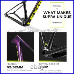 Carbon XC MTB 29in UDH Hanger Mountain Bike Frame 148mm Boost Full Inner Cable