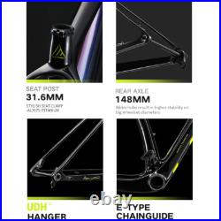 Carbon XC MTB 29in UDH Hanger Mountain Bike Frame 148mm Boost Full Inner Cable