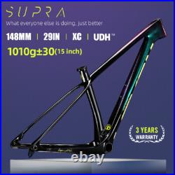 Carbon XC MTB 29in UDH Hanger Mountain Bike Frame 148mm Boost Full Inner Cable