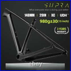 Carbon XC MTB 29in UDH Hanger Mountain Bike Frame 148mm Boost Full Inner Cable