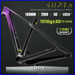 Carbon XC MTB 29in UDH Hanger Mountain Bike Frame 148mm Boost Full Inner Cable