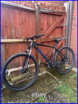 Carrera Hellcat 29 wheels mountain bike. M frame with blue and black detailing