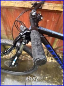 Carrera Hellcat 29 wheels mountain bike. M frame with blue and black detailing