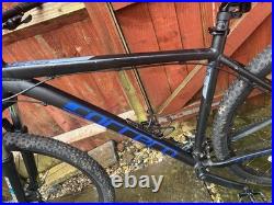 Carrera Hellcat 29 wheels mountain bike. M frame with blue and black detailing