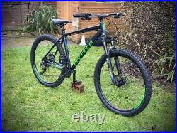 Carrera Kraken Men's Mountain Bike 20-inch Frame 27.5 Wheel Black And Green