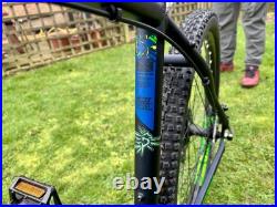 Carrera Kraken Men's Mountain Bike 20-inch Frame 27.5 Wheel Black And Green