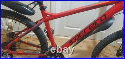 Carrera Kraken mens mountain bike 18 frame size, 27.5wheel size Red good condi