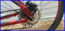 Carrera Kraken mens mountain bike 18 frame size, 27.5wheel size Red good condi