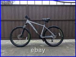 Carrera Valour Disc Mens Mountain Bike Silver 18inch Frame