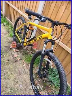 Carrera Vengeance 27.5 Yellow Frame Comes With A Free Kryptonite Lock And Pump