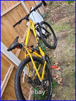 Carrera Vengeance 27.5 Yellow Frame Comes With A Free Kryptonite Lock And Pump