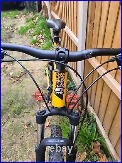 Carrera Vengeance 27.5 Yellow Frame Comes With A Free Kryptonite Lock And Pump