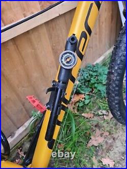 Carrera Vengeance 27.5 Yellow Frame Comes With A Free Kryptonite Lock And Pump