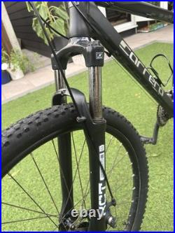 Carrera Vengeance 27.5in mountain bike large frame mech disc black front sus