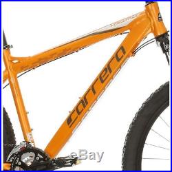 Carrera Vengeance Mens MTB Mountain Bike Alloy Frame 27.5 Inch Wheels Orange