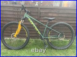 Carrera Vengeance Mountain Bike 27.5 Wheels Frame 14 Green Great Condition