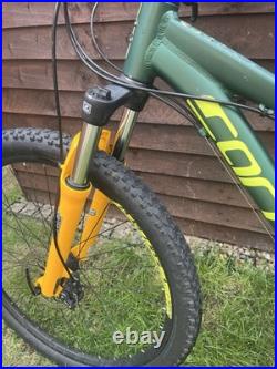 Carrera Vengeance Mountain Bike 27.5 Wheels Frame 14 Green Great Condition