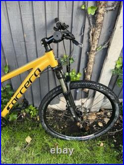 Carrera Vengeance Yellow Small 15 Frame 27.5 Wheels Great Condition MTB