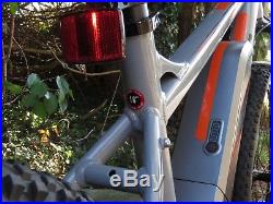 Carrera Vulcan E, Electric Mountain Bike, 18 Frame Grey/orange