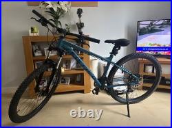 Carrera Vulcan Mountain Bike, 27.5 Wheels, Medium size frame, Extras