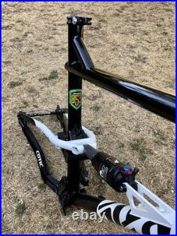 Cotic Rocket Frameset Size L Black Fox Float RL, Hope Headset Axle V Good Cond