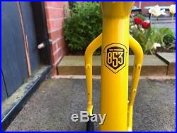 Cotic XC Mountain Bike frame in L. Yellow, Steel and in excellent condition