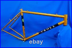 Croll 26 Reynolds 853 Steel Mountain Bike Frame, 19/Lrg, Handmade USA, V-Brake