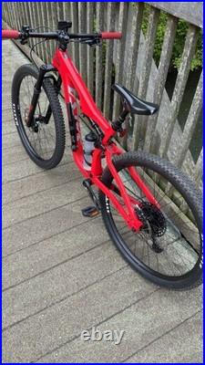 Cube 29in Mountain Bike Frame M Red/Black Front Suspension Hydraulic Disc