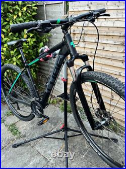 Cube Aim Pro 29 Mountain Bike 19 Frame Hydraulic Brake Black/Green V. Good