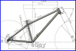 Dawley Rallye Hardtail Trail Frame 27.5
