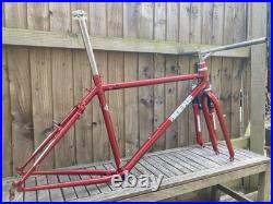 DeKerf Mountain 1995 Retro MTB Frame With Kona P2, & Rockshox Judy Forks, 18.5