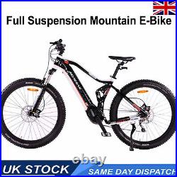 Electric Mountain Bike 500w motor, Lightweight Frame, Full Suspension