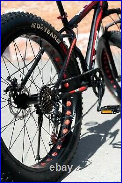 Fat Tyre Mountain Bike NEW SPEED Men/Women 26MTB Frame UK SELLERStock