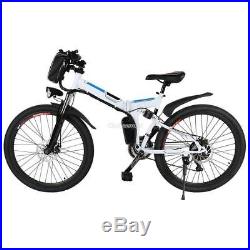 Foldable Men MTB Mountain Bike Electric Power Bicycle Alloy Frame 26 Wheels 36V