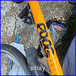 Frog Mountain Bike Frame Orange & Black Colourway