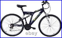 Full Suspension Mountain Bike Mens Womens Peak 26 Wheel Bike 19 Frame 21 Speed Full Suspension Mountain Bike Mens Womens Peak 26 Wheel Bike 19 Frame 21 Speed