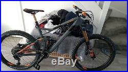 Full suspension mountain bike Cube Stereo 140HPC TM size 20 carbon frame kashima