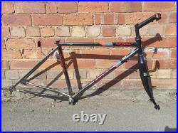 GIANT Super Sierra 1989 Crmo 4130 Vintage MTB Frame + Forks Shimano XT Chromoly