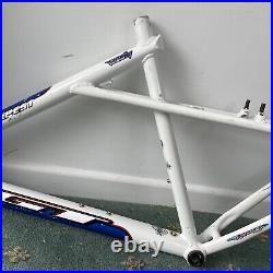 GT Tempest Retro Mountain Bike Frame 18 Blue & White Some Scratches To Paint