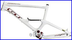 GT Zaskar Expert Carbon Mountain Bike Full Suspension Frame White 26