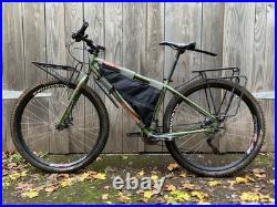 Genesis Longitude 29in Medium Bikepacking Mountain Bike. MTB. Frame Bag. Racks Genesis Longitude 29in Medium Bikepacking Mountain Bike. MTB. Frame Bag. Racks