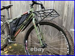 Genesis Longitude 29in Medium Bikepacking Mountain Bike. MTB. Frame Bag. Racks Genesis Longitude 29in Medium Bikepacking Mountain Bike. MTB. Frame Bag. Racks