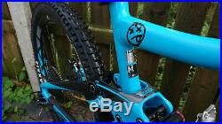 Giant Trance 1 full suspension mountain bike 2018 medium frame blue 27.5 wheels