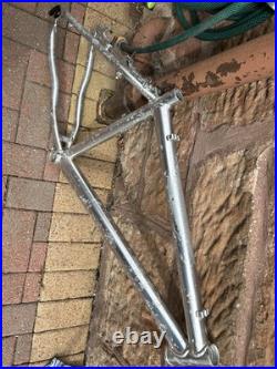 Grey Aluminium Bike Frame