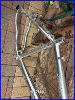 Grey Aluminium Bike Frame