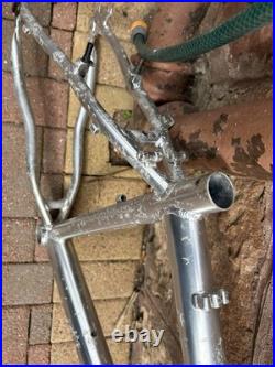 Grey Aluminium Bike Frame