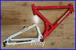Grisley Nimbus Comp Full Suspension Mountain Bike Frameset In Gloss Red USED