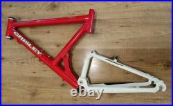 Grisley Nimbus Comp Full Suspension Mountain Bike Frameset In Gloss Red USED