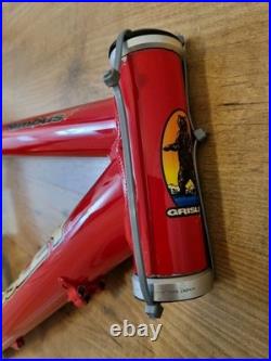 Grisley Nimbus Comp Full Suspension Mountain Bike Frameset In Gloss Red USED