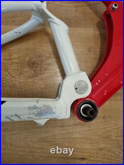 Grisley Nimbus Comp Full Suspension Mountain Bike Frameset In Gloss Red USED